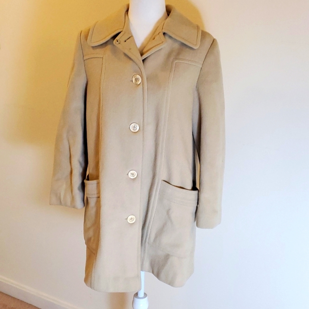 Vintage Susan Lynn tan wool jacket
